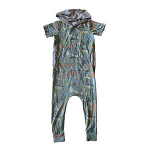 Rags to Riches Mushroom Organic Cotton Romper Size 5/6